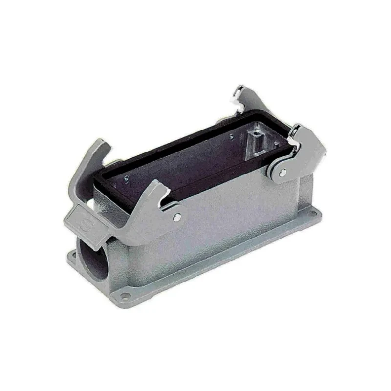 HARTING Heavy Duty Power Connector Panel Mount Screw Termination 24 Way 16A 500V Han E Female 09300241230+09330242701