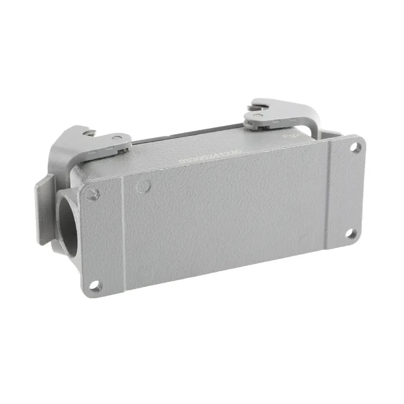 HARTING Heavy Duty Power Connector Panel Mount Screw Termination 24 Way 16A 500V Han E Female 09300241230+09330242701