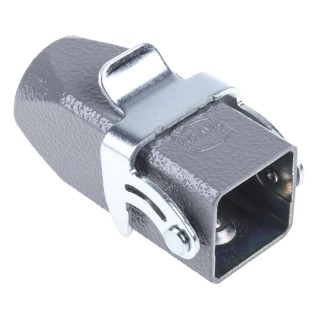 HARTING Han A Range Heavy Duty Power Connector Hood, Die Cast Zinc Body, Top Cable Entry, M20 Thread, 1 Lever 19200031750