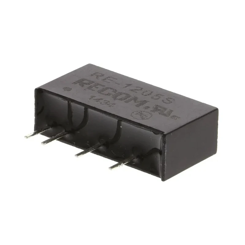 Recom 1W SIP Through Hole DC/DC Converter 5V DC Output 200mA Input 10.8–13.2V DC RE-1205S