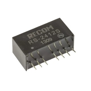 Recom DC/DC Converter 12V DC 166mA 2W 18–36V Input Through Hole SIP Package RS-2412S