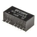 Recom DC/DC Converter, 5V DC Output, 400mA, 9V to 18V DC Input, 2W Power, Through Hole, 8-Pin RS-1205S
