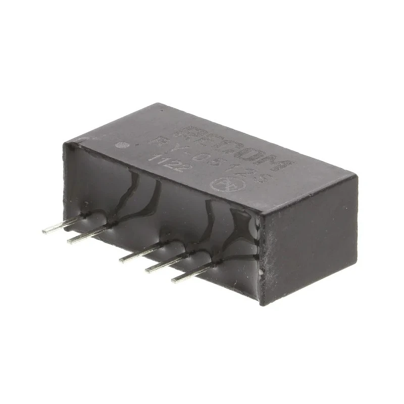 Recom DC/DC Converter through-hole SIP package 1 W power 12 V dc output 84 mA current RY-0512S