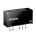 Recom DC/DC Converter through-hole SIP package 1 W power 12 V dc output 84 mA current RY-0512S