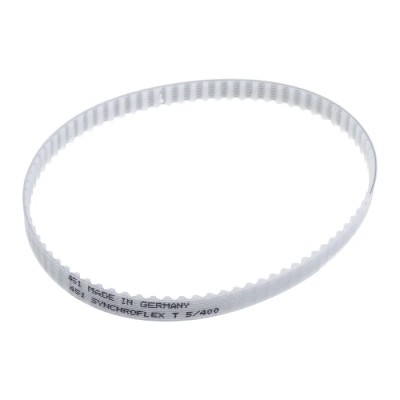 Contitech SYNCHROFLEX T Profile Timing Belt 10 mm Width, 400 mm Length, 80 Teeth, Polyurethane Cord Material 10 / T5 / 400 SS