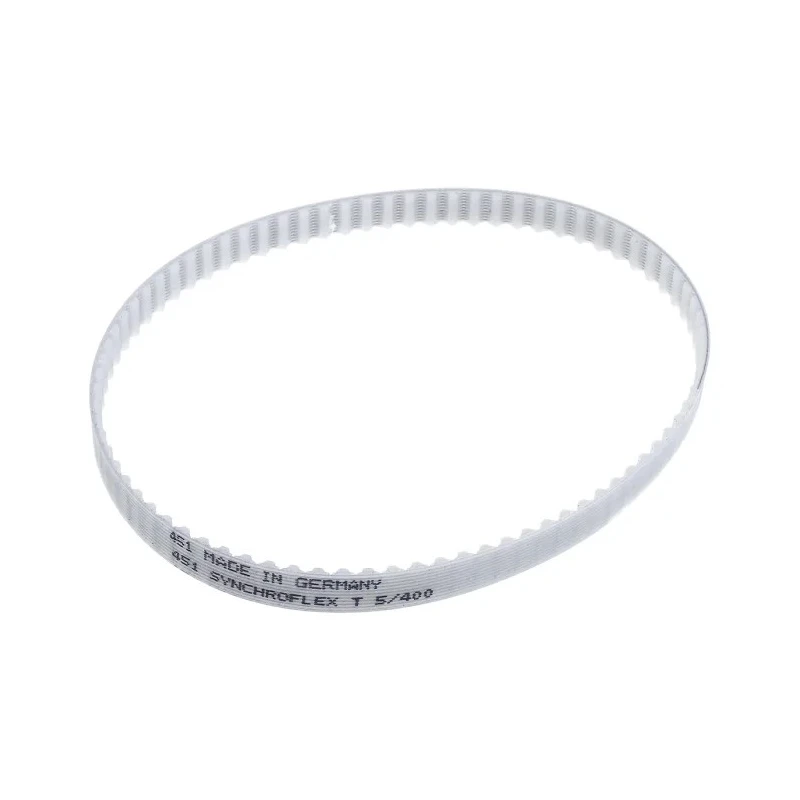 Contitech SYNCHROFLEX T Profile Timing Belt 10 mm Width, 400 mm Length, 80 Teeth, Polyurethane Cord Material 10 / T5 / 400 SS