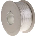RS PRO 2 Core Power Cable White 0.5mm² 70 °C 100 m Polyvinyl Chloride 491-853