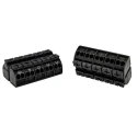 WAGO 862 Series Terminal Strip 5-Way, 12AWG to 20AWG Wire, 32A Cage Clamp, Screw Mount 862-1505