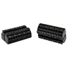 WAGO 862 Series Terminal Strip 5-Way, 12AWG to 20AWG Wire, 32A Cage Clamp, Screw Mount 862-1505