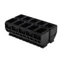 WAGO 862 Series Terminal Strip 5-Way, 12AWG to 20AWG Wire, 32A Cage Clamp, Screw Mount 862-1505