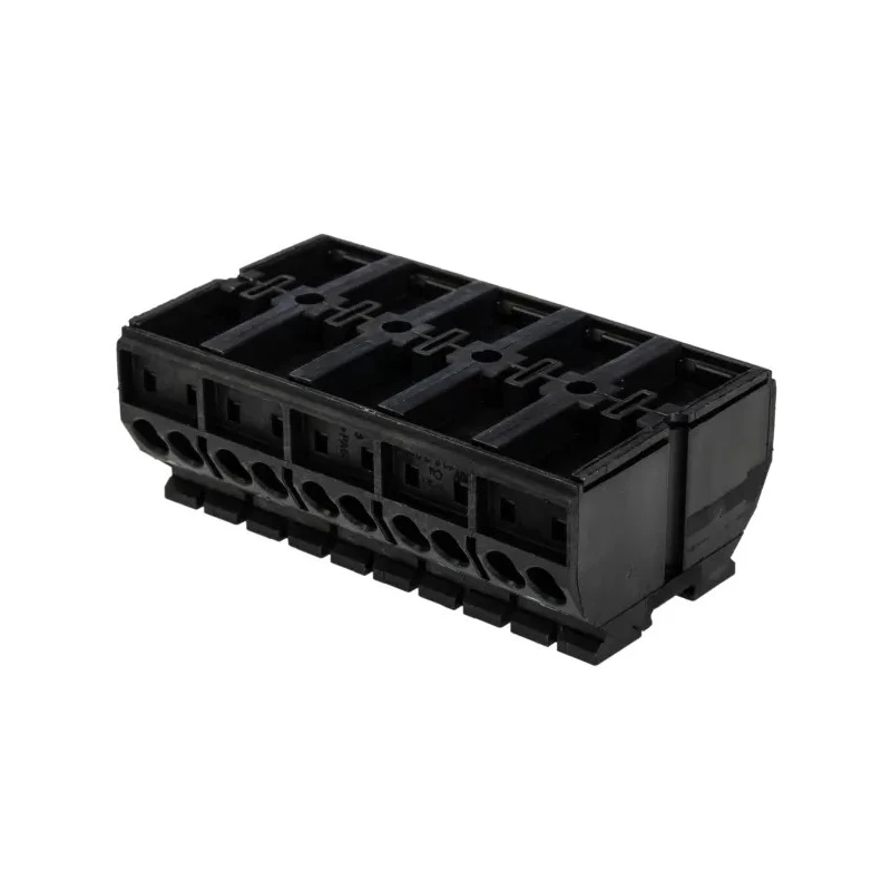 WAGO 862 Series Terminal Strip 5-Way, 12AWG to 20AWG Wire, 32A Cage Clamp, Screw Mount 862-1505