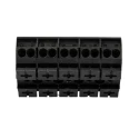 WAGO 862 Series Terminal Strip 5-Way, 12AWG to 20AWG Wire, 32A Cage Clamp, Screw Mount 862-1505