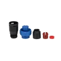 Bulgin Circular Connector, 6 Contacts, Cable Mount, Miniature Size, Socket Female, IP68 Rated, Polymer PX0410/06S/4550