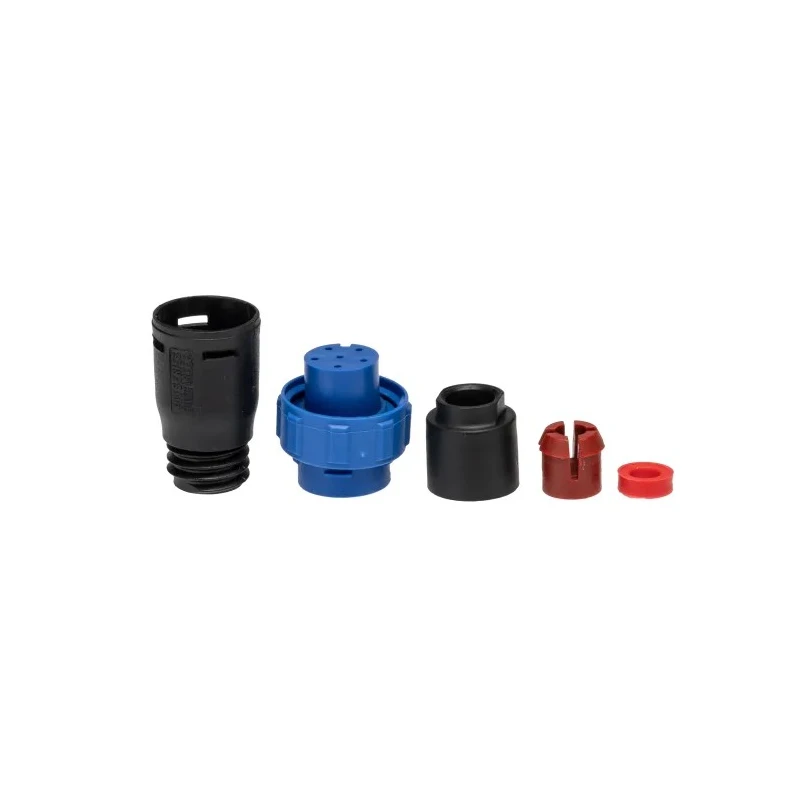 Bulgin Circular Connector, 6 Contacts, Cable Mount, Miniature Size, Socket Female, IP68 Rated, Polymer PX0410/06S/4550