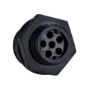 Bulgin Buccaneer 400 Series Circular Connector 6 Contacts Front Mount Miniature Socket Female IP68 PX0412/06S