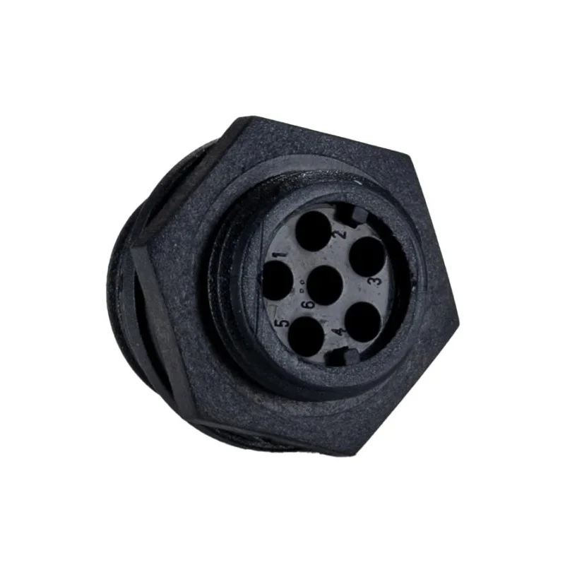 Bulgin Buccaneer 400 Series Circular Connector 6 Contacts Front Mount Miniature Socket Female IP68 PX0412/06S