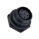 Bulgin Buccaneer 400 Series Circular Connector 6 Contacts Front Mount Miniature Socket Female IP68 PX0412/06S