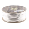 RS PRO 3 Core Power Cable White 1mm² 70°C 100m Polyvinyl Chloride 491-897