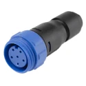Bulgin Circular Connector, 6 Contacts, Cable Mount, Miniature Size, Socket, Female, 125V, 5A, IP68 Rated PX0411/06S/4550