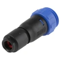 Bulgin Circular Connector, 6 Contacts, Cable Mount, Miniature Size, Socket, Female, 125V, 5A, IP68 Rated PX0411/06S/4550
