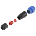 Bulgin Circular Connector, 6 Contacts, Cable Mount, Miniature Size, Socket, Female, 125V, 5A, IP68 Rated PX0411/06S/4550