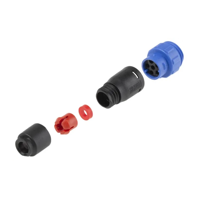 Bulgin Circular Connector, 6 Contacts, Cable Mount, Miniature Size, Socket, Female, 125V, 5A, IP68 Rated PX0411/06S/4550