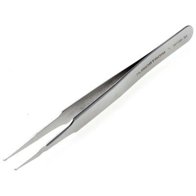 Lindstrom 120mm Stainless Steel Rounded ESD Safe Tweezer TL SM 108-SA