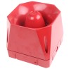 Eaton Asserta Maxi Series Electronic Sounder Surface Mount Red ABS Housing IP66 AC 230V AC 42-Tone 120dB