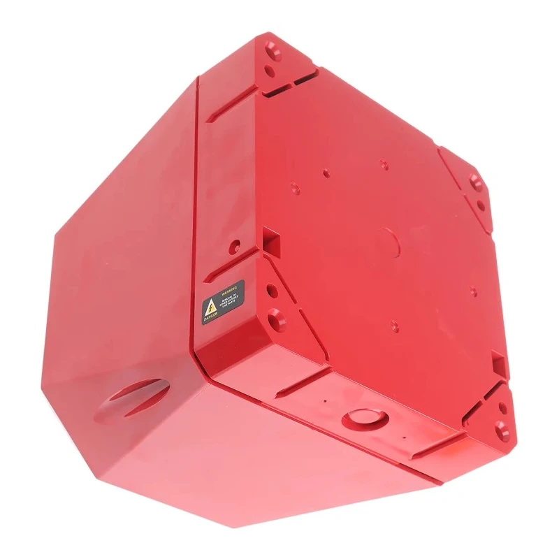Eaton Asserta Maxi Series Electronic Sounder Surface Mount Red ABS Housing IP66 AC 230V AC 42-Tone 120dB 