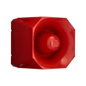 Eaton Asserta Maxi Series Electronic Sounder Surface Mount Red ABS Housing IP66 AC 230V AC 42-Tone 120dB 