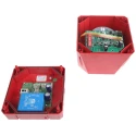 Eaton Asserta Maxi Series Electronic Sounder Surface Mount Red ABS Housing IP66 AC 230V AC 42-Tone 120dB 