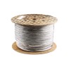 RS PRO 3 Core Power Cable 2.5mm² White PVC Sheath 500V 70°C 100 m 491-948