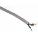 RS PRO 3 Core Power Cable 2.5mm² White PVC Sheath 500V 70°C 100 m 491-948