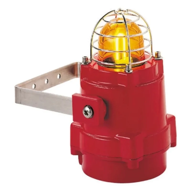 e2s BExBG05 Series Amber Beacon 230V DC Strobe Bracket, Xenon Bulb, IP67 BExBG05