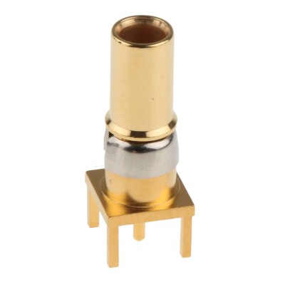 RS PRO Straight Coaxial Male Gold Copper Alloy Backplane Connector Contact 477-7271
