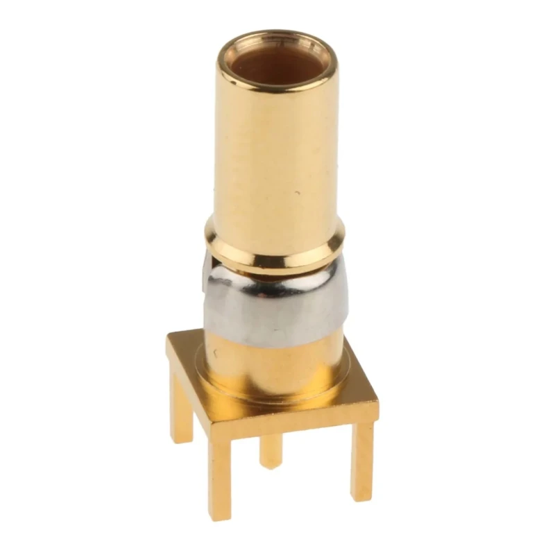 RS PRO Straight Coaxial Male Gold Copper Alloy Backplane Connector Contact 477-7271
