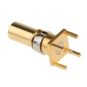 RS PRO Straight Coaxial Male Gold Copper Alloy Backplane Connector Contact 477-7271