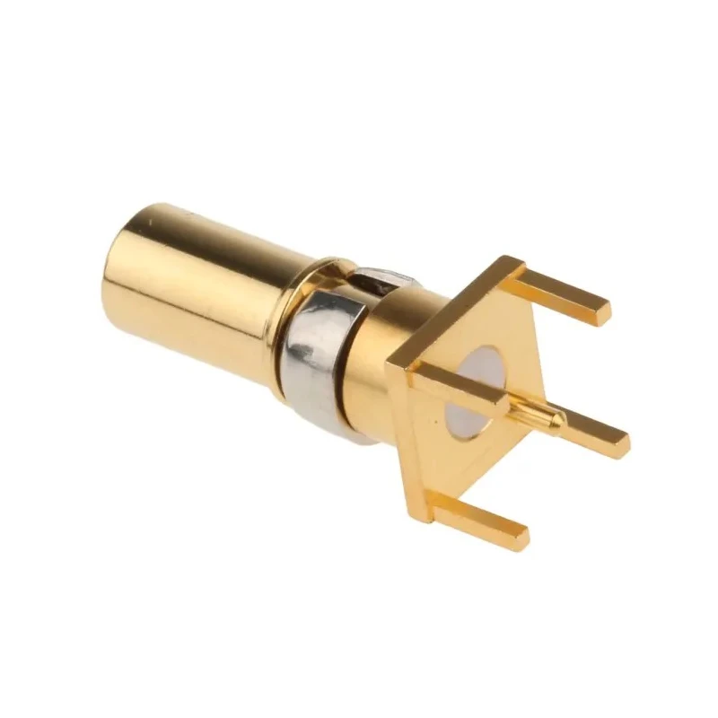 RS PRO Straight Coaxial Male Gold Copper Alloy Backplane Connector Contact 477-7271