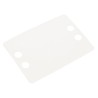 RS PRO Tie Cable Marker White Polyamide 66, 63.8mm Length 44mm Width 492-342
