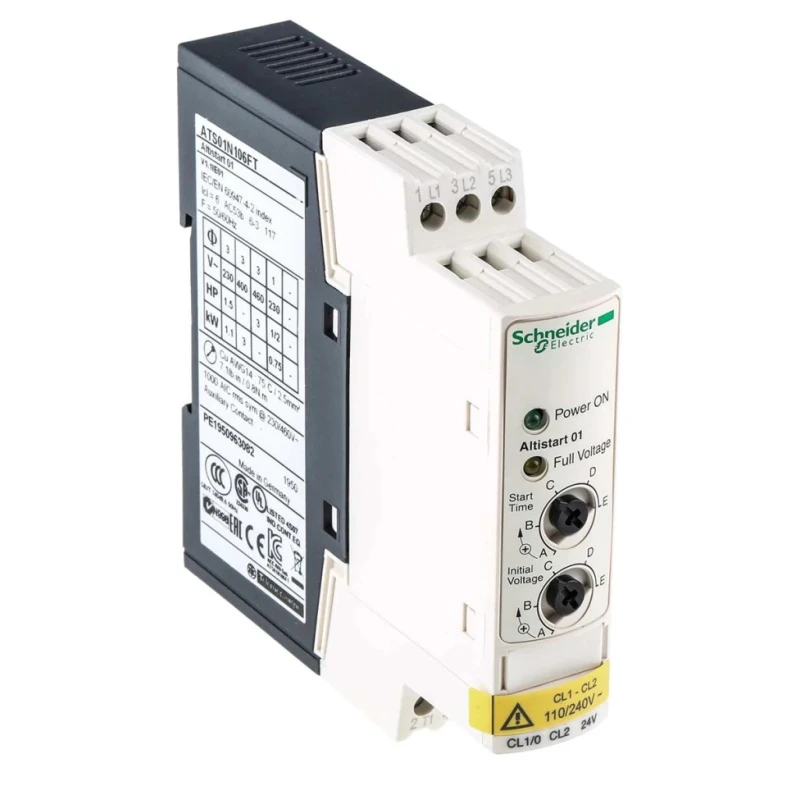 Schneider Electric Altistart 3 Phase Soft Starter 480V AC, 2.2 kW, IP20 ATS01N106FT