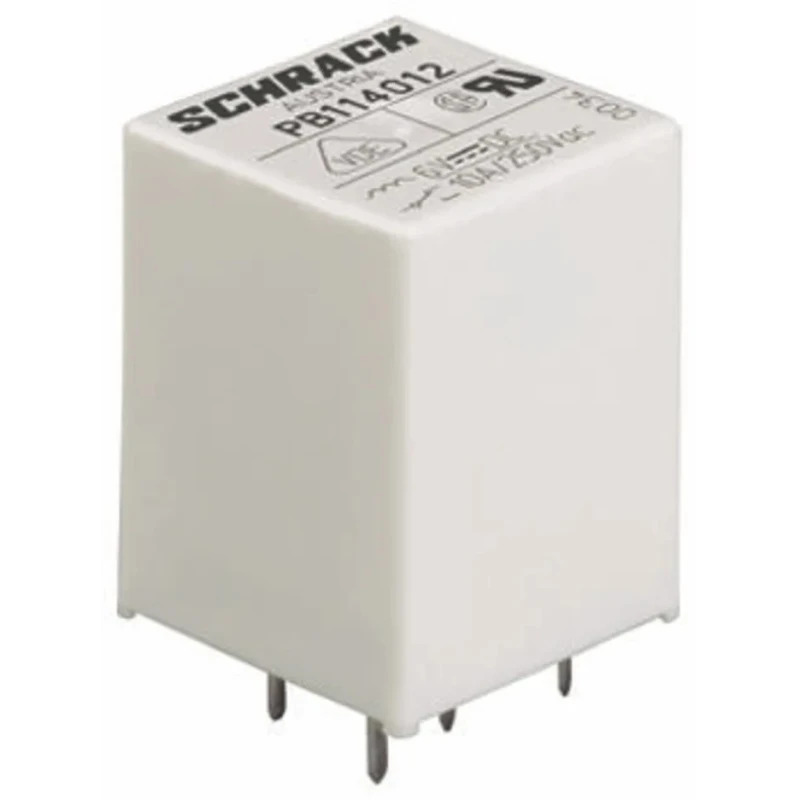 TE Connectivity Miniature SPDT PCB Power Relay 12V DC Coil Voltage 10A Switching Current Silver Alloy Contacts PB114012