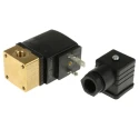 Burkert Brass Body Solenoid Valve 2 Port Normally Closed 230V AC 1/8 in G 3mm Orifice 126190