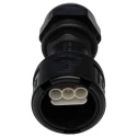 ABB 3 Pole Cable Main In-Line Connector Male IP68, 16A, 250V AC 