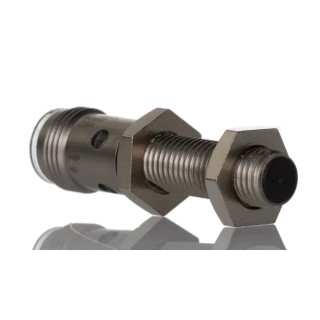 Omron Threaded Barrel Inductive Proximity Sensor, M8 Thread Size, PNP Output, 24V dc, 2 mm Sensing E2A-S08KS02-M1-B1