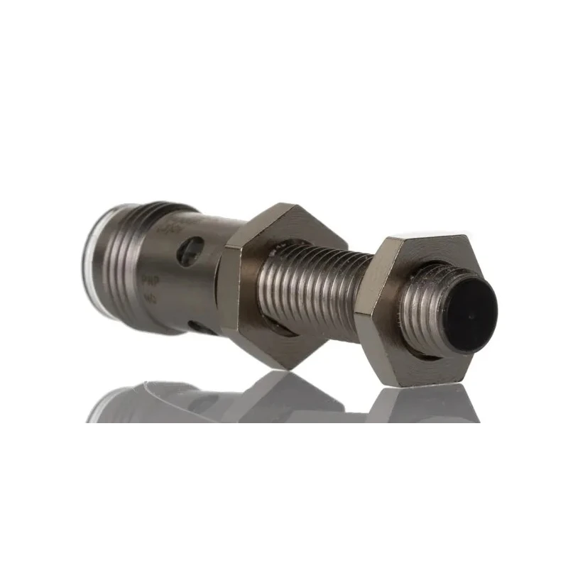 Omron Threaded Barrel Inductive Proximity Sensor, M8 Thread Size, PNP Output, 24V dc, 2 mm Sensing E2A-S08KS02-M1-B1