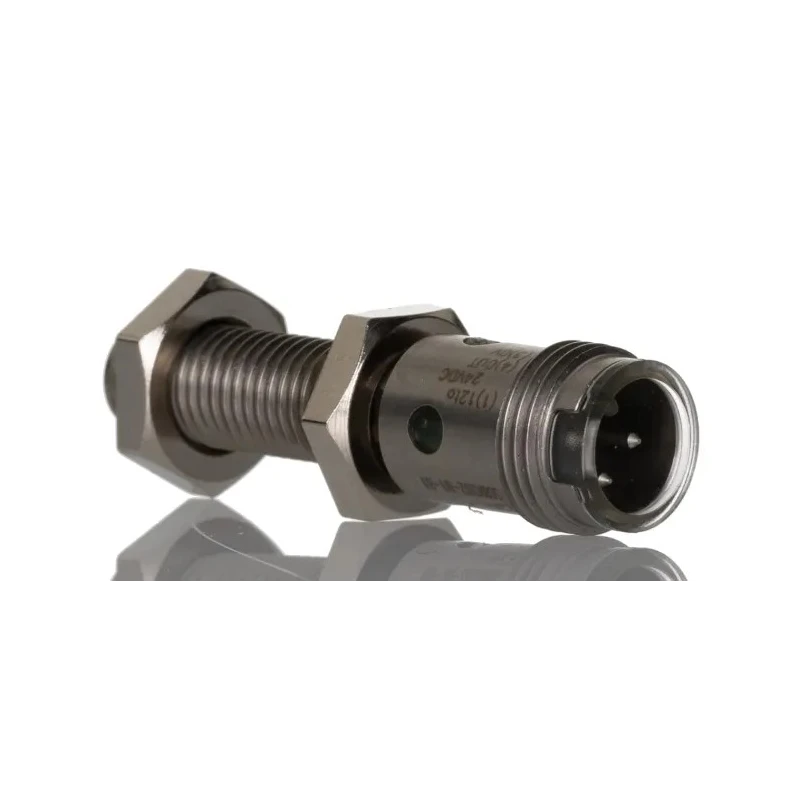 Omron Threaded Barrel Inductive Proximity Sensor, M8 Thread Size, PNP Output, 24V dc, 2 mm Sensing E2A-S08KS02-M1-B1