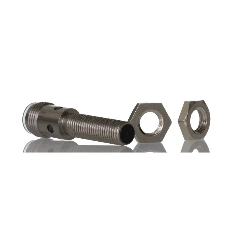 Omron Threaded Barrel Inductive Proximity Sensor, M8 Thread Size, PNP Output, 24V dc, 2 mm Sensing E2A-S08KS02-M1-B1
