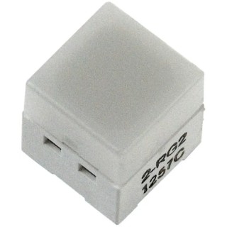 Omron Illuminated White Tactile Switch Cap SPST-NO 50mA 24V DC PCB Mount IP00 B3W IP00