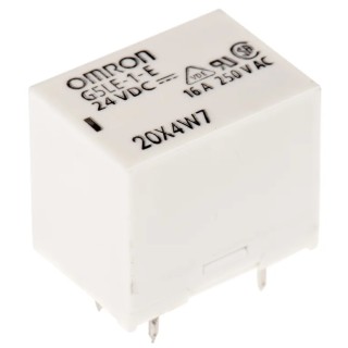 Omron Power Relay PCB Mount SPDT 24V DC Coil 16A Switching G5LE-1-E DC24