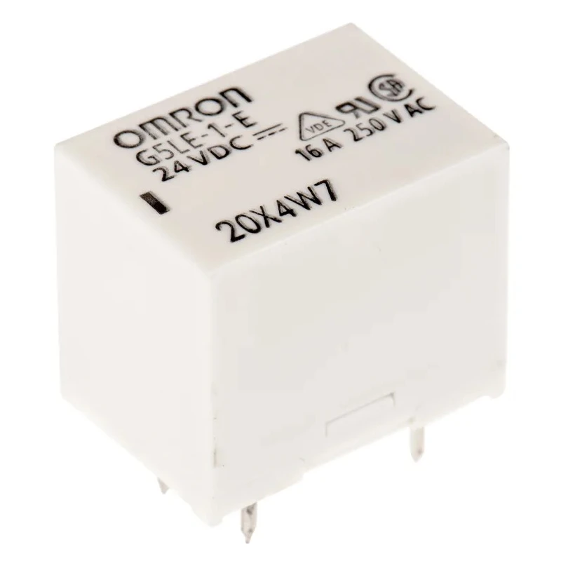 Omron Power Relay PCB Mount SPDT 24V DC Coil 16A Switching G5LE-1-E DC24